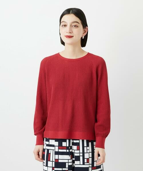 Maison de CINQ / メゾン ドゥ サンク ニット・セーター | [アンサンブル対応]畦タック柄ニットプルオーバー | 詳細4