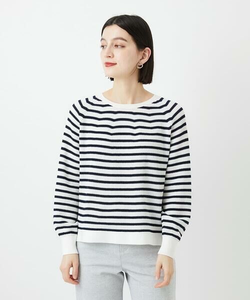 Maison de CINQ / メゾン ドゥ サンク ニット・セーター | [アンサンブル対応]畦タック柄ニットプルオーバー | 詳細8