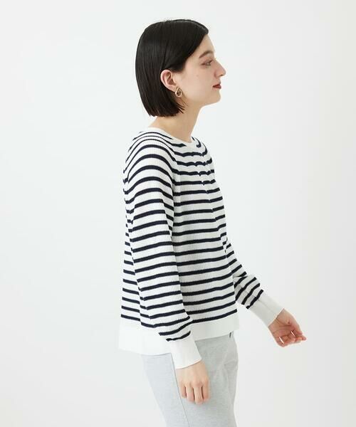 Maison de CINQ / メゾン ドゥ サンク ニット・セーター | [アンサンブル対応]畦タック柄ニットプルオーバー | 詳細9