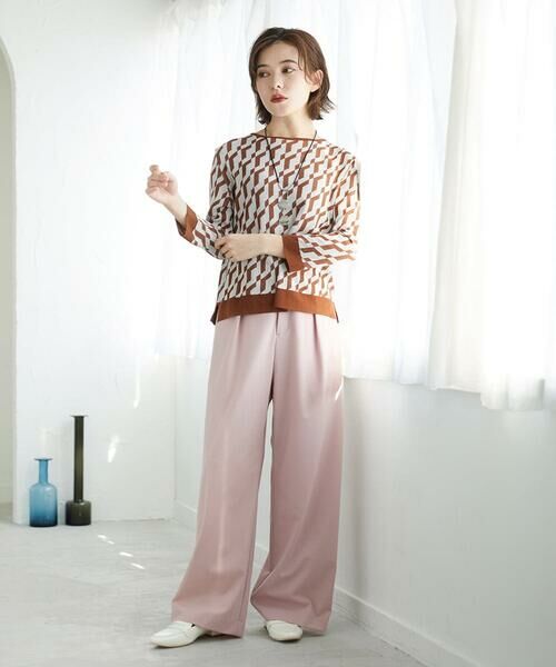 Maison de CINQ / メゾン ドゥ サンク ニット・セーター | [日本製]ハイゲージ幾何ジャカードニット | 詳細16