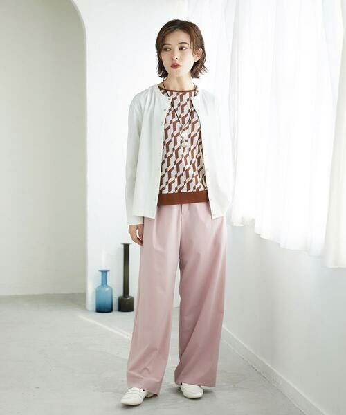 Maison de CINQ / メゾン ドゥ サンク ニット・セーター | [日本製]ハイゲージ幾何ジャカードニット | 詳細17