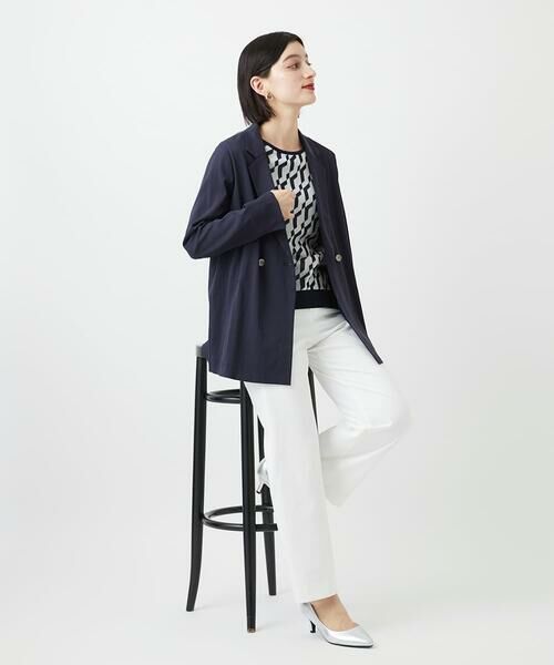 Maison de CINQ / メゾン ドゥ サンク ニット・セーター | [日本製]ハイゲージ幾何ジャカードニット | 詳細25