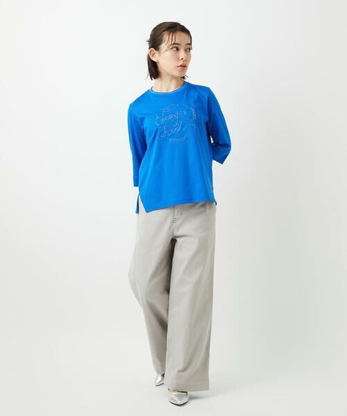 Maison de CINQ / メゾン ドゥ サンク カットソー | [接触冷感]ラメコード刺繍ロゴカットソー | 詳細25