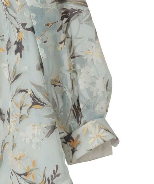 Maison de CINQ / メゾン ドゥ サンク カットソー | ［セットアップ対応］フラワープリントシアーカットソー | 詳細14