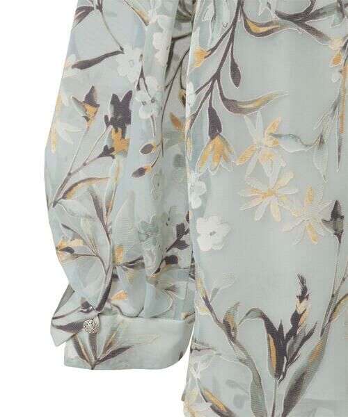 Maison de CINQ / メゾン ドゥ サンク カットソー | ［セットアップ対応］フラワープリントシアーカットソー | 詳細15