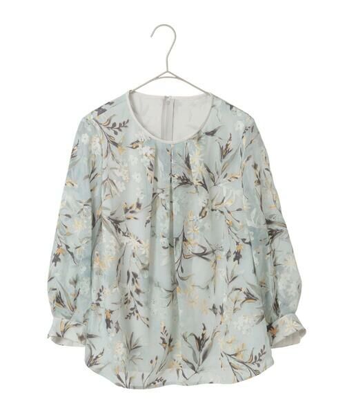 Maison de CINQ / メゾン ドゥ サンク カットソー | ［セットアップ対応］フラワープリントシアーカットソー | 詳細17