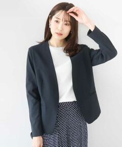 Maison de CINQ / メゾン ドゥ サンク セットアップ | 【小さいサイズ】ドライタッチストレッチ カラーレスジャケット/イージーケア/洗濯機で洗える