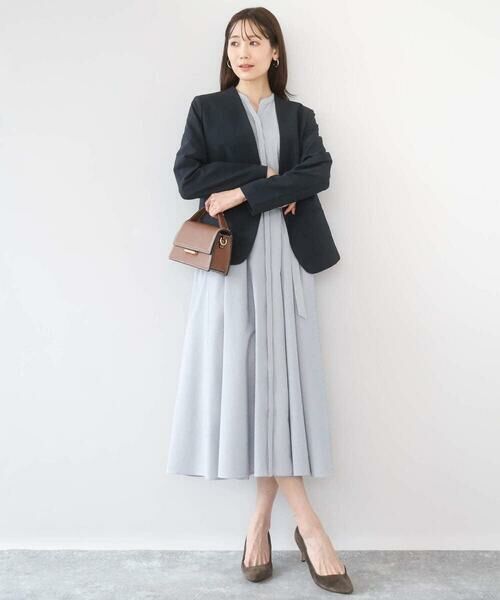 Maison de CINQ / メゾン ドゥ サンク セットアップ | 【小さいサイズ】ドライタッチストレッチ カラーレスジャケット/イージーケア/洗濯機で洗える | 詳細23