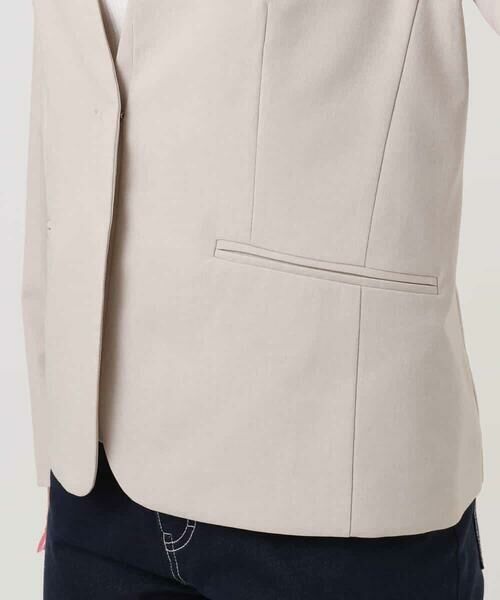 Maison de CINQ / メゾン ドゥ サンク セットアップ | 【小さいサイズ】ドライタッチストレッチ カラーレスジャケット/イージーケア/洗濯機で洗える | 詳細7