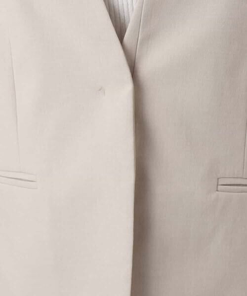 Maison de CINQ / メゾン ドゥ サンク セットアップ | 【小さいサイズ】ドライタッチストレッチ カラーレスジャケット/イージーケア/洗濯機で洗える | 詳細9