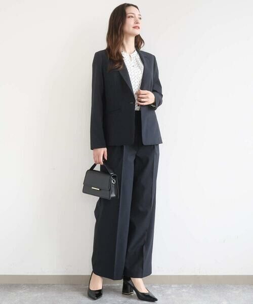 Maison de CINQ / メゾン ドゥ サンク セットアップ | 【小さいサイズ】ドライタッチストレッチ テーラードジャケット/イージーケア/洗濯機で洗える | 詳細17