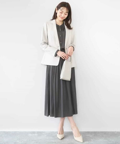 Maison de CINQ / メゾン ドゥ サンク セットアップ | 【小さいサイズ】ドライタッチストレッチ テーラードジャケット/イージーケア/洗濯機で洗える | 詳細18