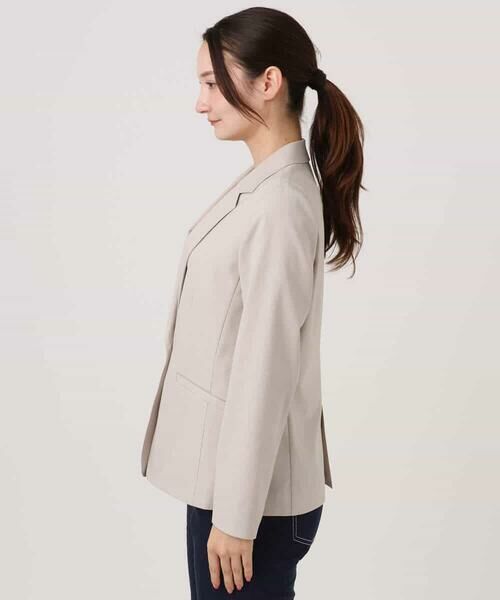 Maison de CINQ / メゾン ドゥ サンク セットアップ | 【小さいサイズ】ドライタッチストレッチ テーラードジャケット/イージーケア/洗濯機で洗える | 詳細3
