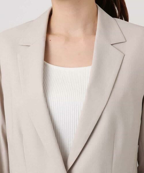 Maison de CINQ / メゾン ドゥ サンク セットアップ | 【小さいサイズ】ドライタッチストレッチ テーラードジャケット/イージーケア/洗濯機で洗える | 詳細5
