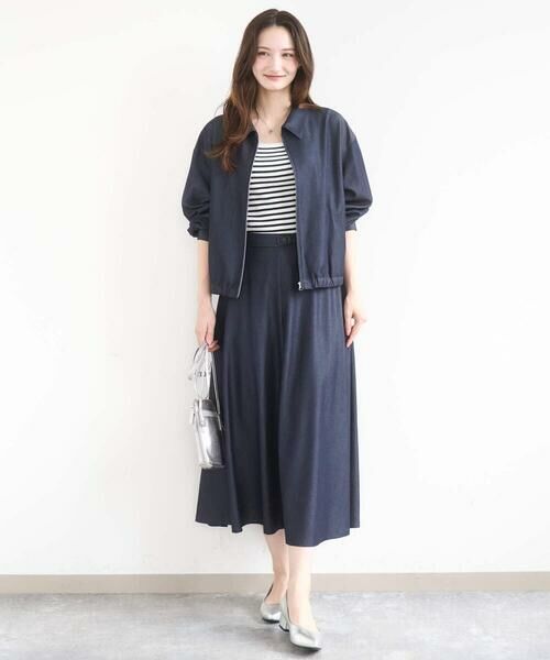 Maison de CINQ / メゾン ドゥ サンク タンクトップ | 【小さいサイズ】スクエアネックリブニットタンクトップ/UVカット/洗える | 詳細11