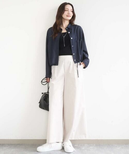 Maison de CINQ / メゾン ドゥ サンク タンクトップ | 【小さいサイズ】スクエアネックリブニットタンクトップ/UVカット/洗える | 詳細18