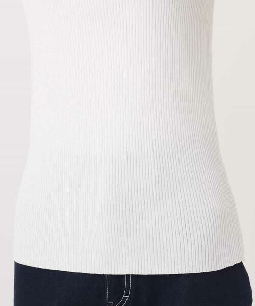 Maison de CINQ / メゾン ドゥ サンク タンクトップ | 【小さいサイズ】スクエアネックリブニットタンクトップ/UVカット/洗える | 詳細7
