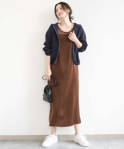 Maison de CINQ / メゾン ドゥ サンク その他アウター | 【小さいサイズ】[SANAGARAシリーズ]デニムライク 襟付きジップアップブルゾン/接触冷感/UVカット/洗濯機で洗える | 詳細20