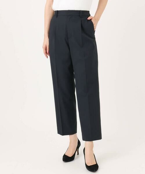 Maison de CINQ / メゾン ドゥ サンク その他パンツ | 【小さいサイズ】ドライタッチストレッチ テーパードパンツ/イージーケア/洗濯機で洗える | 詳細1