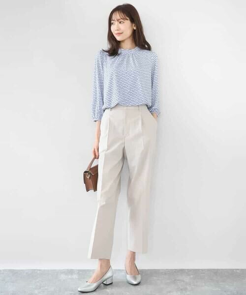 Maison de CINQ / メゾン ドゥ サンク その他パンツ | 【小さいサイズ】ドライタッチストレッチ テーパードパンツ/イージーケア/洗濯機で洗える | 詳細15