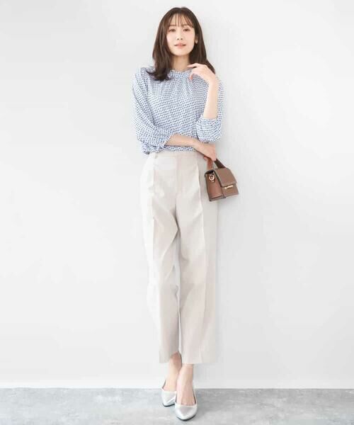 Maison de CINQ / メゾン ドゥ サンク その他パンツ | 【小さいサイズ】ドライタッチストレッチ テーパードパンツ/イージーケア/洗濯機で洗える | 詳細16