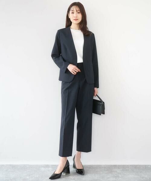 Maison de CINQ / メゾン ドゥ サンク その他パンツ | 【小さいサイズ】ドライタッチストレッチ テーパードパンツ/イージーケア/洗濯機で洗える | 詳細28