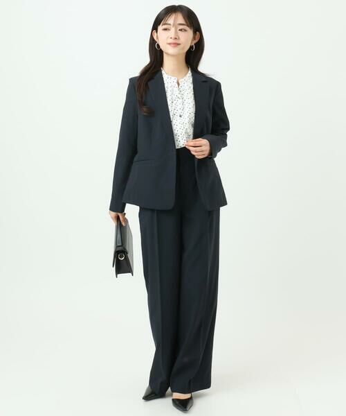 Maison de CINQ / メゾン ドゥ サンク チノ・ワークパンツ | 【小さいサイズ】ドライタッチストレッチ ワイドパンツ/イージーケア/洗濯機で洗える | 詳細26