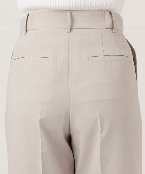 Maison de CINQ / メゾン ドゥ サンク チノ・ワークパンツ | 【小さいサイズ】ドライタッチストレッチ ワイドパンツ/イージーケア/洗濯機で洗える | 詳細6