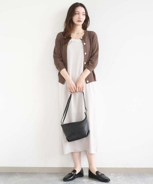 Maison de CINQ / メゾン ドゥ サンク ニット・セーター | 【小さいサイズ】アイレット編みニット/前後2way/洗える | 詳細16