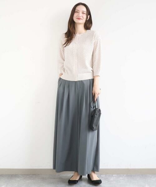 Maison de CINQ / メゾン ドゥ サンク ニット・セーター | 【小さいサイズ】アイレット編みニット/前後2way/洗える | 詳細18