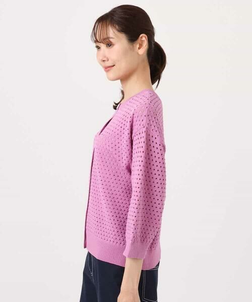 Maison de CINQ / メゾン ドゥ サンク ニット・セーター | 【小さいサイズ】アイレット編みニット/前後2way/洗える | 詳細2