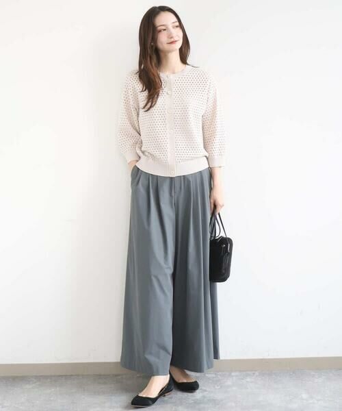 Maison de CINQ / メゾン ドゥ サンク ニット・セーター | 【小さいサイズ】アイレット編みニット/前後2way/洗える | 詳細20