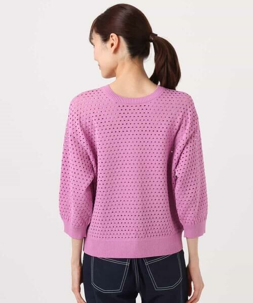 Maison de CINQ / メゾン ドゥ サンク ニット・セーター | 【小さいサイズ】アイレット編みニット/前後2way/洗える | 詳細3