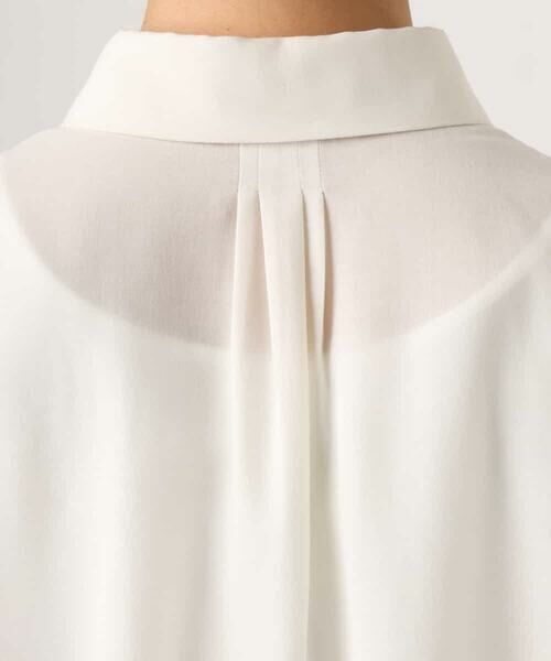 Maison de CINQ / メゾン ドゥ サンク シャツ・ブラウス | [小さいサイズ]シアータッチ ドローストリングシャツブラウス | 詳細9