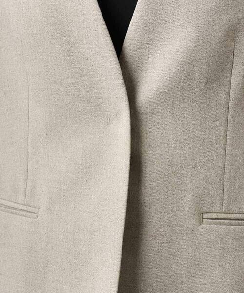 Maison de CINQ / メゾン ドゥ サンク セットアップ | [小さいサイズ][セットアップ対応]ツイードライク　ノーカラージャケット | 詳細11