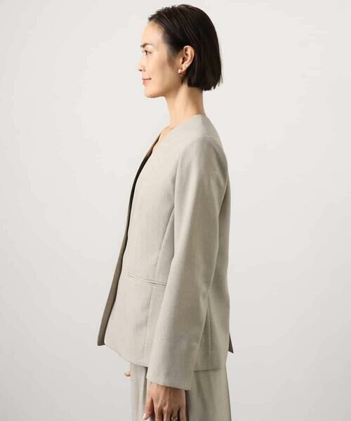 Maison de CINQ / メゾン ドゥ サンク セットアップ | [小さいサイズ][セットアップ対応]ツイードライク　ノーカラージャケット | 詳細4