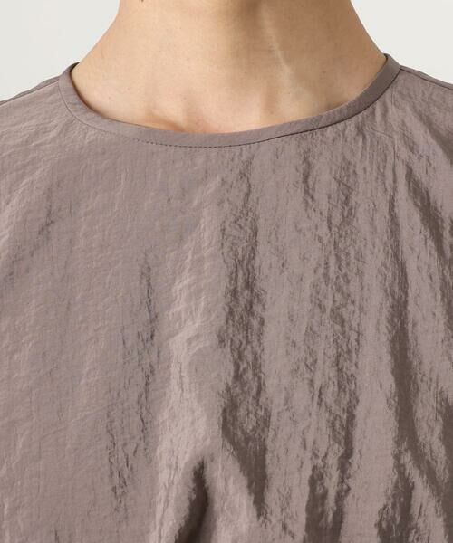 Maison de CINQ / メゾン ドゥ サンク ロング・マキシ丈ワンピース | [小さいサイズ]ナイロンクロス ギャザーワンピース | 詳細7