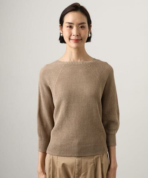 Maison de CINQ / メゾン ドゥ サンク ニット・セーター | [小さいサイズ]ホールガーメント(R)ラグランラメニット | 詳細6