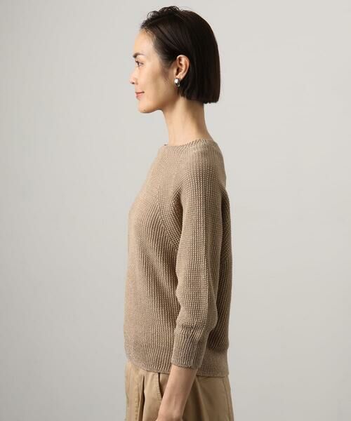 Maison de CINQ / メゾン ドゥ サンク ニット・セーター | [小さいサイズ]ホールガーメント(R)ラグランラメニット | 詳細7