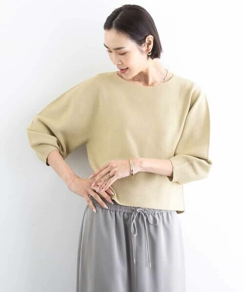 Maison de CINQ / メゾン ドゥ サンク ニット・セーター | [小さいサイズ]ホールガーメント(R)パフスリーブニット | 詳細1