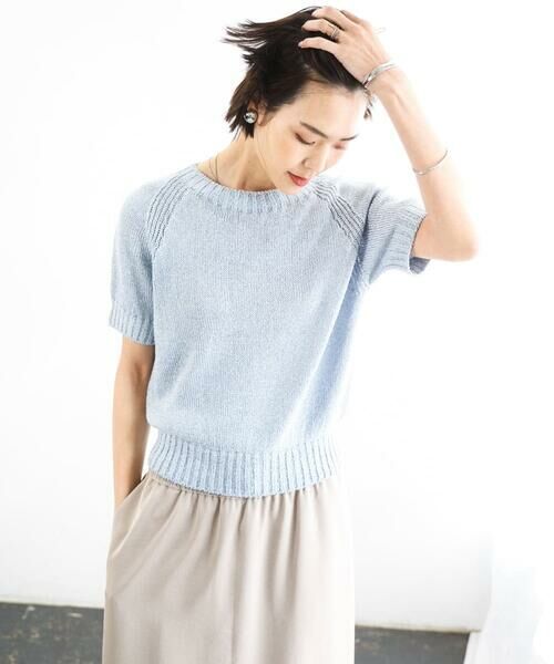 Maison de CINQ / メゾン ドゥ サンク ニット・セーター | [小さいサイズ]フェードカラーラグランニット | 詳細9