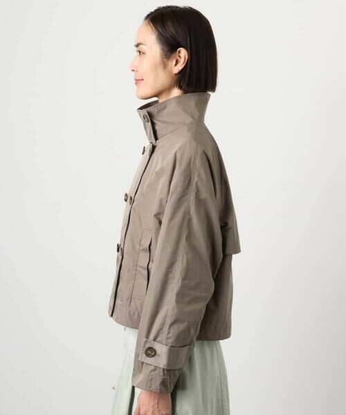 Maison de CINQ / メゾン ドゥ サンク ピーコート | [小さいサイズ]スタンドカラーショートブルゾン | 詳細10