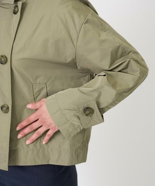 Maison de CINQ / メゾン ドゥ サンク ピーコート | [小さいサイズ]スタンドカラーショートブルゾン | 詳細28