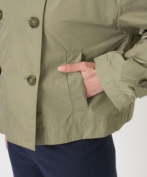 Maison de CINQ / メゾン ドゥ サンク ピーコート | [小さいサイズ]スタンドカラーショートブルゾン | 詳細29