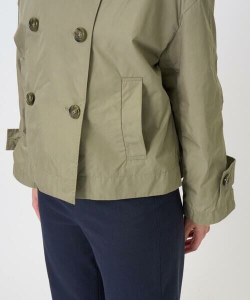 Maison de CINQ / メゾン ドゥ サンク ピーコート | [小さいサイズ]スタンドカラーショートブルゾン | 詳細30