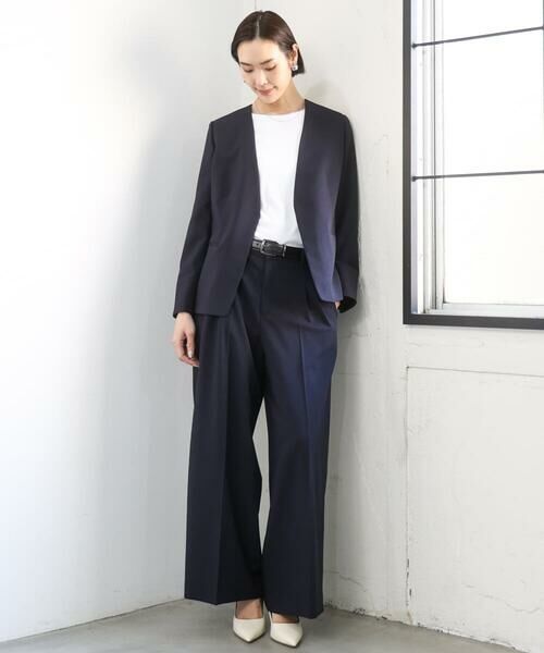 Maison de CINQ / メゾン ドゥ サンク カットソー | [小さいサイズ][遮熱効果素材]ステッチレス五分袖プルオーバー | 詳細25