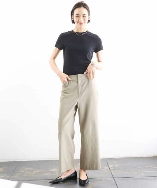 Maison de CINQ / メゾン ドゥ サンク その他パンツ | [小さいサイズ][定番人気]ドライストレッチワイドパンツ | 詳細22