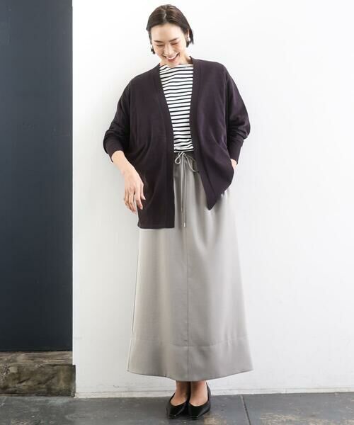 Maison de CINQ / メゾン ドゥ サンク カーディガン・ボレロ | [小さいサイズ]ドルマンスリーブ トッパーカーディガン | 詳細12