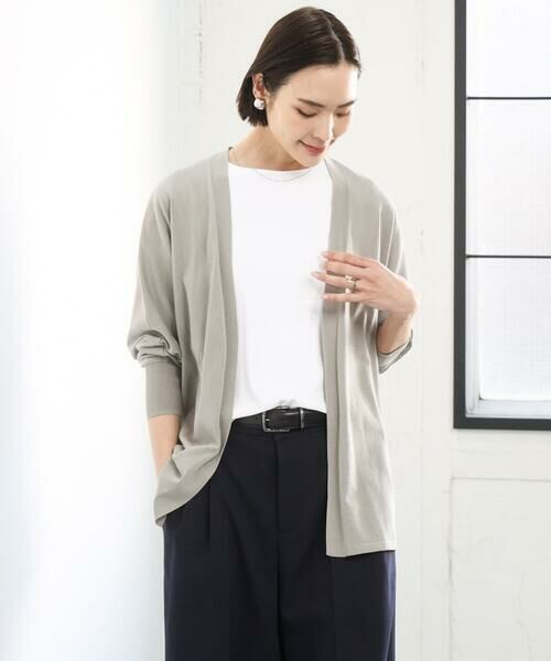 Maison de CINQ / メゾン ドゥ サンク カーディガン・ボレロ | [小さいサイズ]ドルマンスリーブ トッパーカーディガン | 詳細3