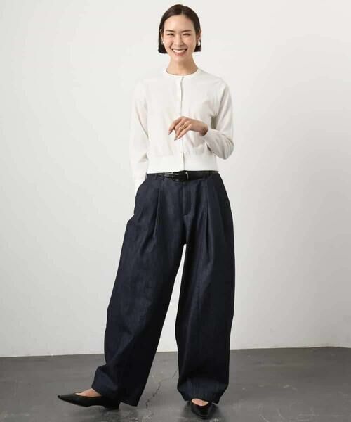 Maison de CINQ / メゾン ドゥ サンク セットアップ | [小さいサイズ][アンサンブル対応]シアーカーディガン | 詳細27